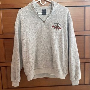 Arizona quarter zip sweatshirt